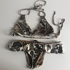 Lenny Niemeyer bikini snake print